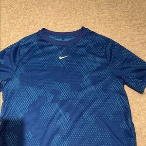 Nike Blue Short Sleeve Performance Tee